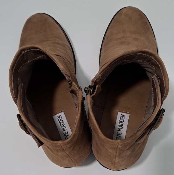 Steve Madden PRIZZZE Suede Ankle Boots – Women’s Size 7.5 (Light Brown) - Picture 4 of 15